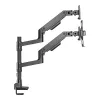 ACT AC8341 braccio per un monitor con supporto per laptop Office Premium, con molla a gas, montaggio su palo