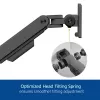 ACT AC8341 braccio per un monitor con supporto per laptop Office Premium, con molla a gas, montaggio su palo