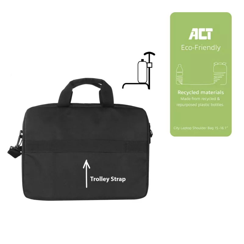 Borsa a tracolla ACT City per laptop fino a 16,1