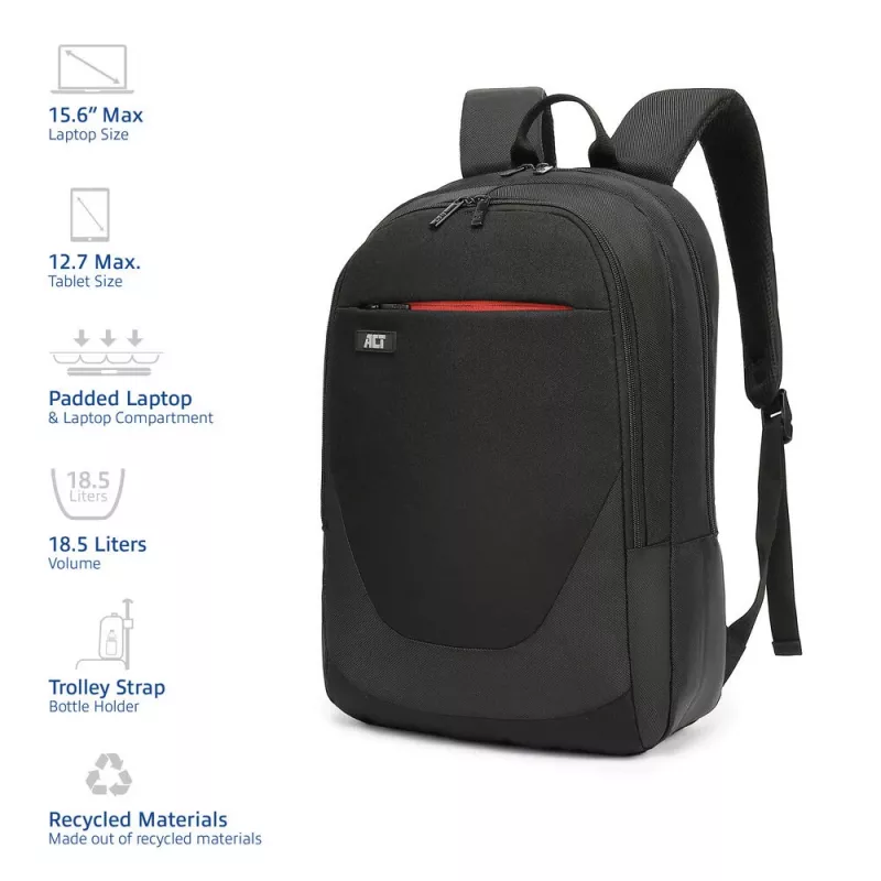 Zaino ACT Suburb per laptop fino a 15,6