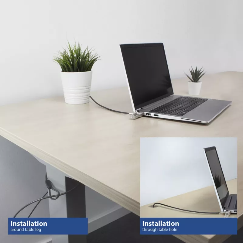Lucchetto per laptop ACT Nano con combinazione numerica cavo 2 m