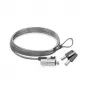 Lucchetto per laptop ACT AC9030 metallizzato con chiave tonda cavo 2 m