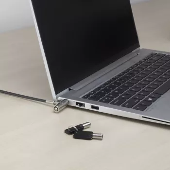 Lucchetto per laptop ACT AC9030 metallizzato con chiave tonda cavo 2 m