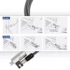 Lucchetto per laptop ACT Wedge con chiavi metallizzato cavo 2 m