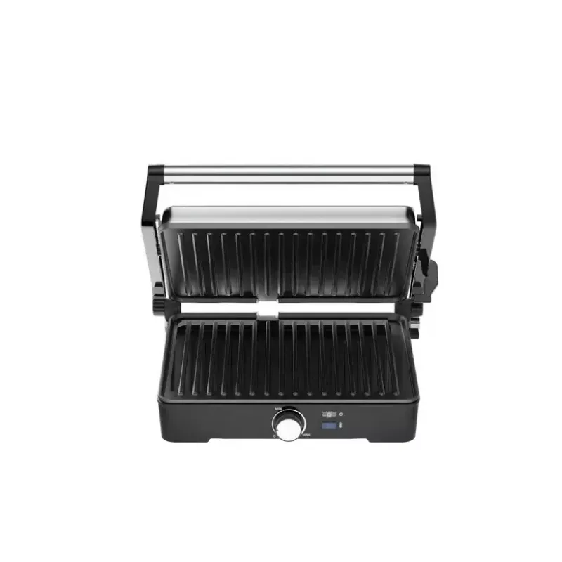 Griglia di contatto AENO EG2 — 2000 W, rettangolare, acciaio inox/nero, 345×327 mm