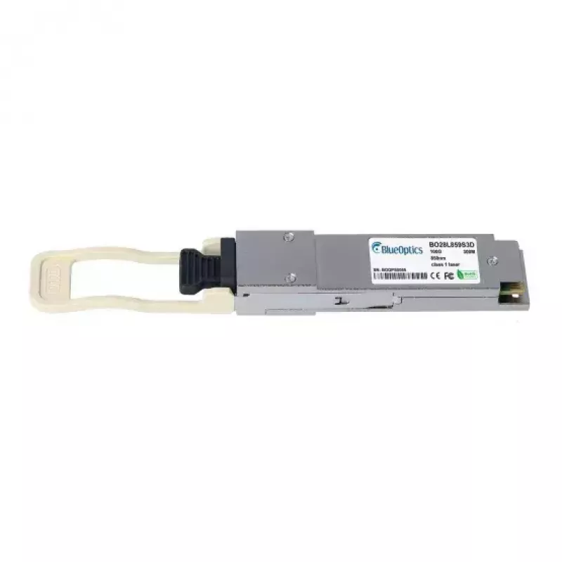 Modulo ricetrasmettitore di rete in fibra ottica BlueOptics AFBR-89CEHZ-BO 100000 Mbit/s QSFP28