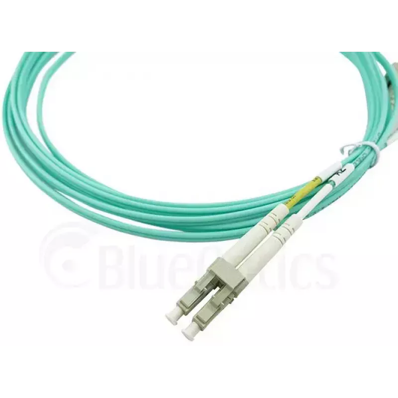 Cavo in fibra ottica BlueOptics AJ839A 50 m LC OM3 aqua