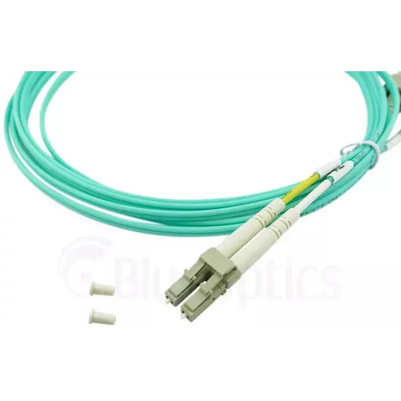 Cavo in fibra ottica BlueOptics AJ839A 50 m LC OM3 aqua