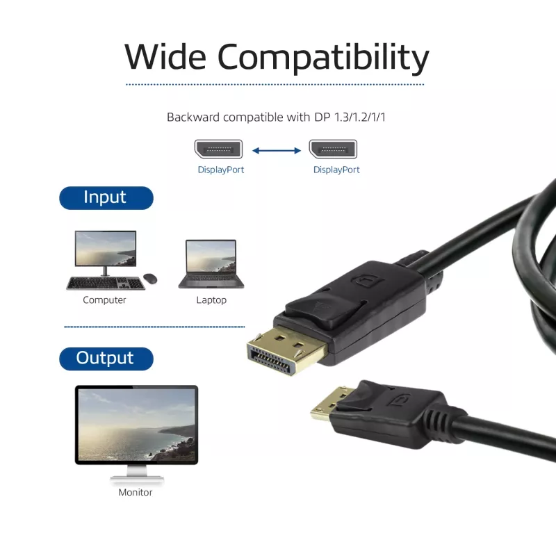 ACT cavo DisplayPort 1.4 3 metri 8K maschio – maschio