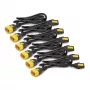 Kit cavo di alimentazione APC (6 pz.), Bloccabile, C13 a C14, 1,8 m, blu, 1,83 m, Connettore femmina C13, Connettore femmina C14, 10 A