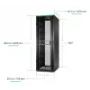APC NetShelter SX rack per server Gen 2, 48U, 2258H x 750W x 1070D mm, con pareti laterali, nero
