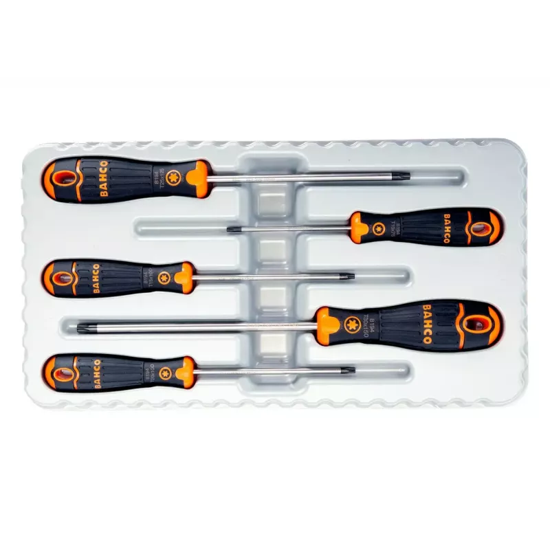 Bahco B219.025 Set di cacciaviti Torx, T10-T30