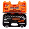 Bahco S330 Set di chiavi a bussola, 33 pezzi, attacco da 1/4 e 3/8