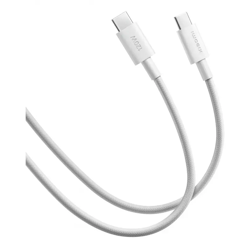 Cavo USB-C a USB-C Xiaomi BHR087KGL 1 m, USB 2.0, 0,48 Gbit/s, bianco