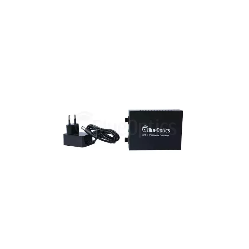 Convertitore di media di rete BlueOptics BLMC004 1000 Mbit/s single-mode nero