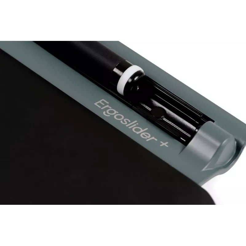 BakkerElkhuizen ErgoSlider+, ambidestro, laser, 1600 DPI, nero, grigio, giallo