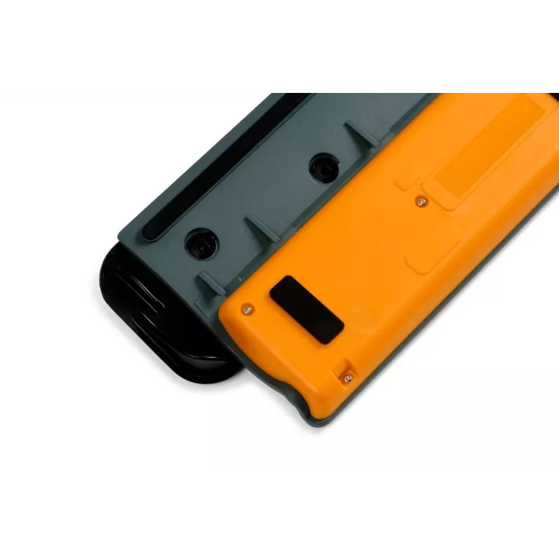 BakkerElkhuizen ErgoSlider+, ambidestro, laser, 1600 DPI, nero, grigio, giallo