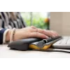 BakkerElkhuizen ErgoSlider+, ambidestro, laser, 1600 DPI, nero, grigio, giallo