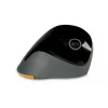 BakkerElkhuizen PRF Mouse Wireless grigio scuro, per destrimani, design verticale, ottico, RF Wireless, 1600 DPI, nero, grigio