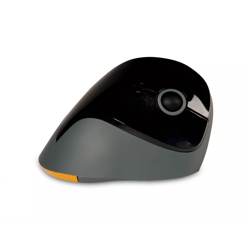 BakkerElkhuizen PRF Mouse Wireless grigio scuro, per destrimani, design verticale, ottico, RF Wireless, 1600 DPI, nero, grigio