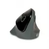 BakkerElkhuizen PRF Mouse Wireless grigio scuro, per destrimani, design verticale, ottico, RF Wireless, 1600 DPI, nero, grigio