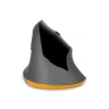 BakkerElkhuizen PRF Mouse Wireless grigio scuro, per destrimani, design verticale, ottico, RF Wireless, 1600 DPI, nero, grigio