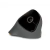 BakkerElkhuizen PRF Mouse Wireless grigio scuro, per destrimani, design verticale, ottico, RF Wireless, 1600 DPI, nero, grigio