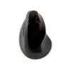 BakkerElkhuizen PRF Mouse Wireless grigio scuro, per destrimani, design verticale, ottico, RF Wireless, 1600 DPI, nero, grigio