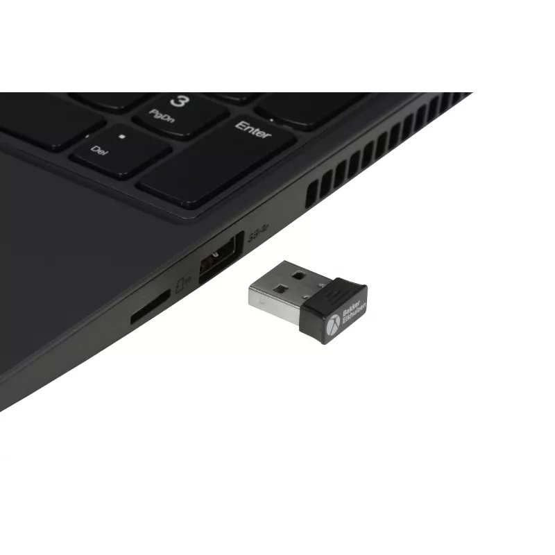 BakkerElkhuizen PRF Mouse Wireless grigio scuro, per destrimani, design verticale, ottico, RF Wireless, 1600 DPI, nero, grigio