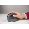 BakkerElkhuizen PRF Mouse Wireless grigio scuro, per destrimani, design verticale, ottico, RF Wireless, 1600 DPI, nero, grigio
