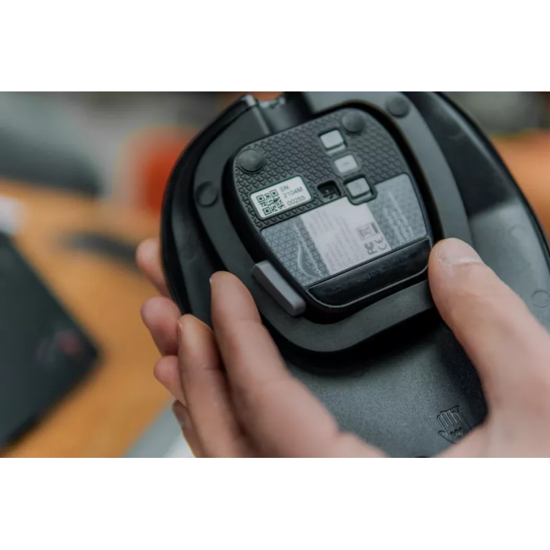 BakkerElkhuizen HandshoeMouse Shift mouse Bluetooth da ufficio ambidestro ottico 1000 DPI