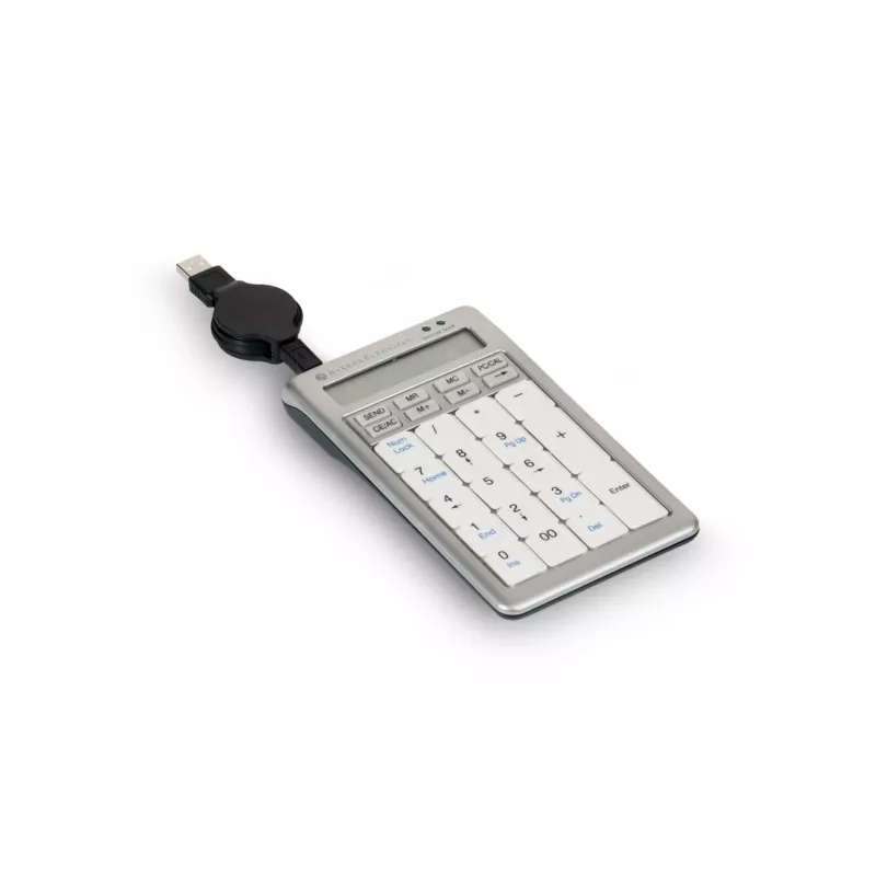 BakkerElkhuizen S-board 840 Numeric tastiera, USB, PC, 1,2 m, grigio chiaro, bianco