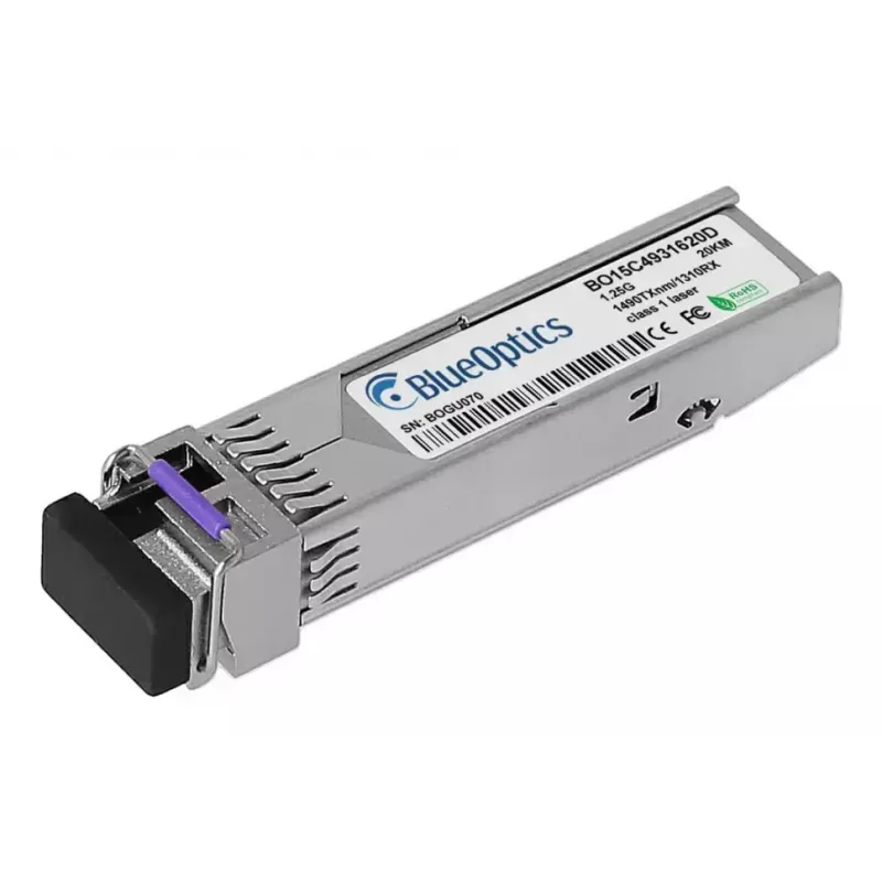 Modulo transceiver SFP BlueOptics BO15C4931620DIN 1250 Mbit/s fibra ottica