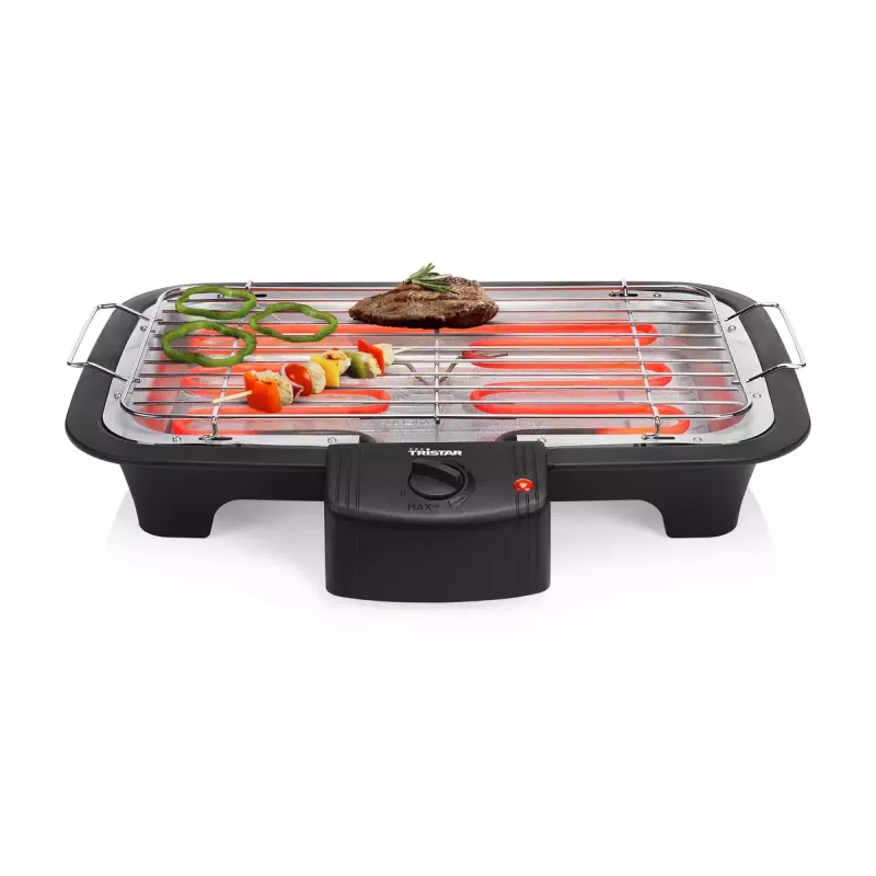 Griglia elettrica Tristar BQ-2883 2000 W a vaschetta nero