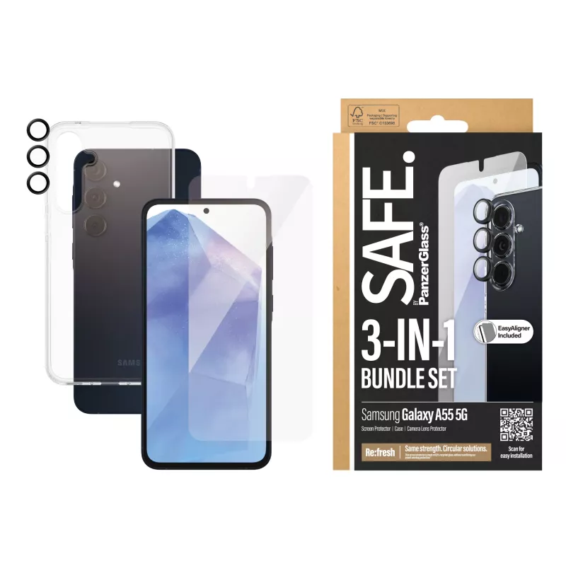 Pellicola protettiva PanzerGlass Samsung Galaxy A55 5G antigraffio e antiurto