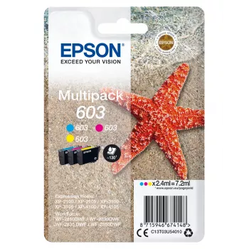 Cartuccia d'inchiostro Epson C13T03U54020 — originale resa standard, ciano/magenta/giallo, 2,4 ml, 130 pagine, 1 pezzo