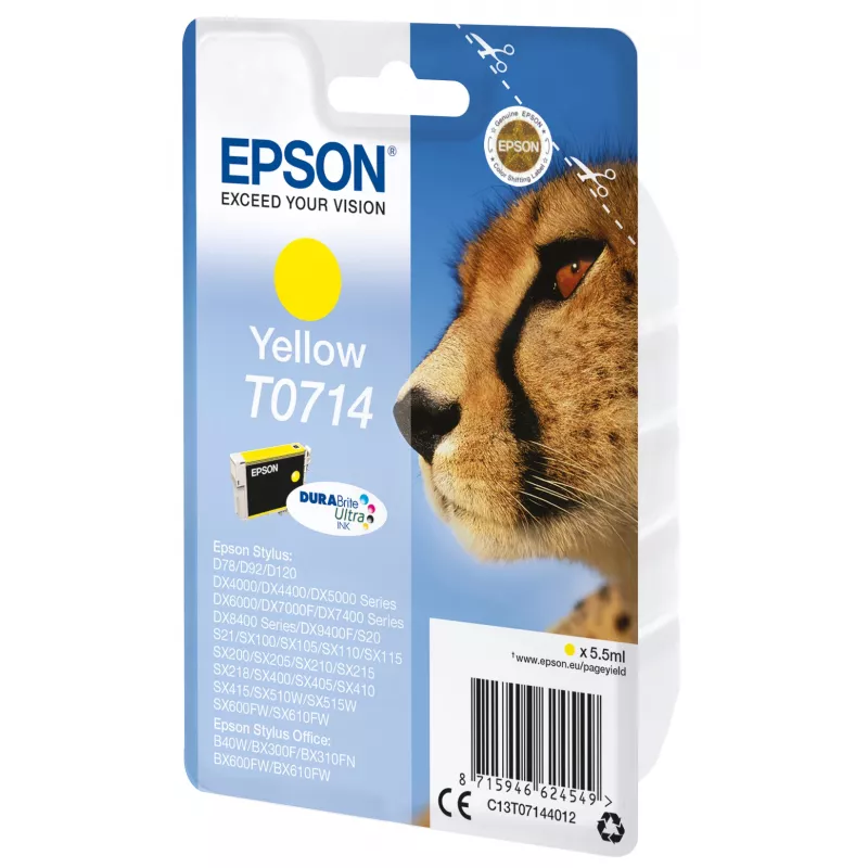 Epson confezione singola giallo T0714 DURABrite Ultra inchiostro