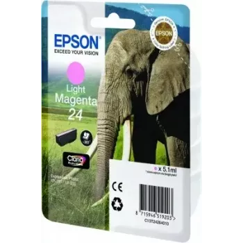Cartuccia d'inchiostro Epson C13T24264010 originale a base di pigmento magenta chiaro confezione singola