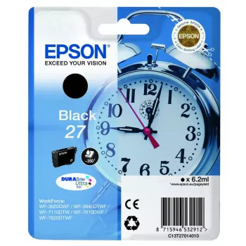 Epson Alarm clock 27 DURABrite Ultra cartuccia d'inchiostro 1 pezzo originale resa standard nero