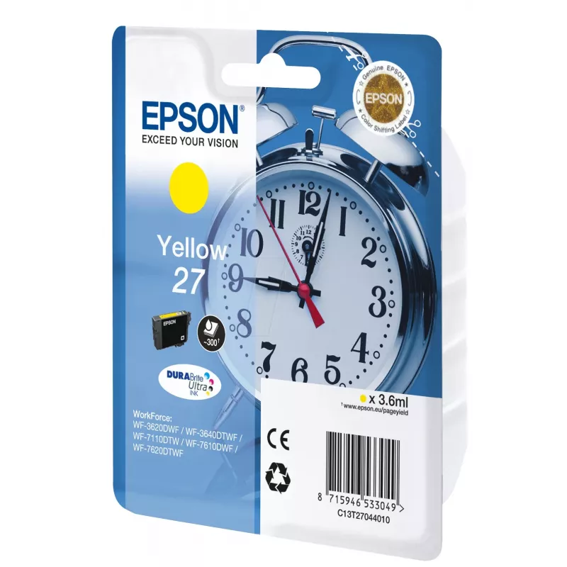 Epson Alarm clock 27 DURABrite Ultra cartuccia d'inchiostro