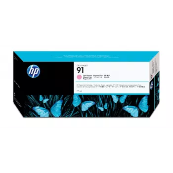 HP 91 775 ml magenta chiaro cartuccia inchiostro pigmentato DesignJet, serie stampanti HP DesignJet Z6100, getto d'inchiostro termico, magenta, 324 mm, 120 mm, 64 mm