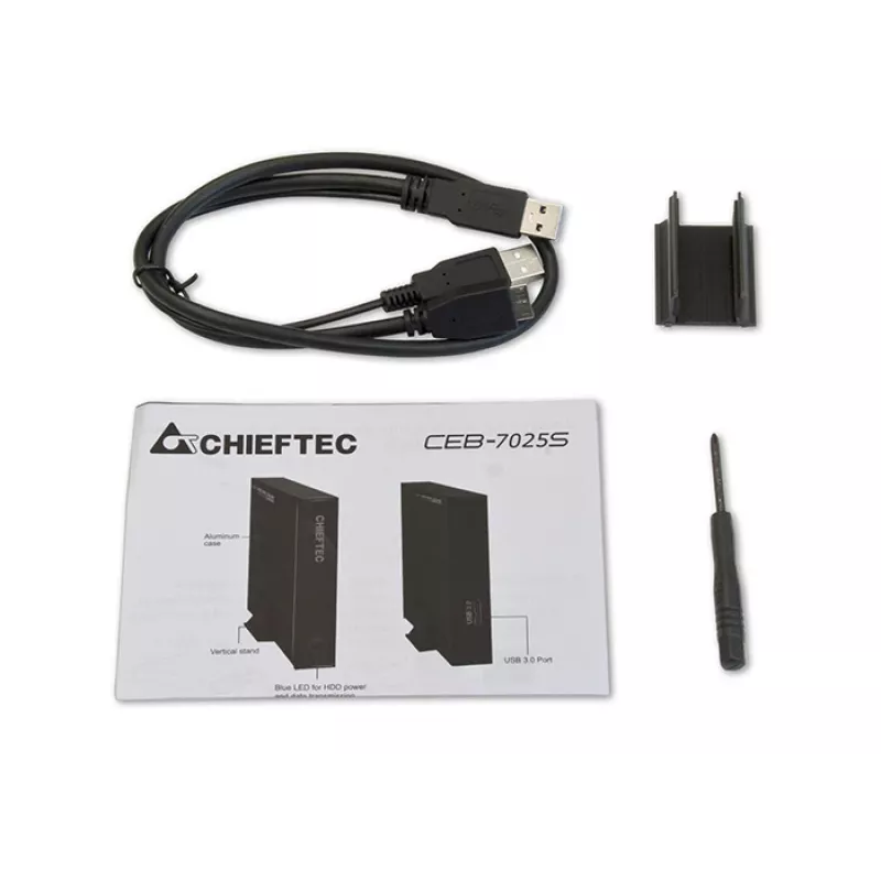 Chieftec CEB-7025S Case per HDD/SSD 2,5 pollici