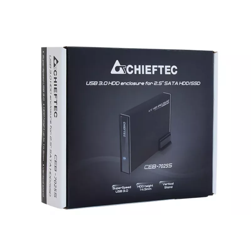 Chieftec CEB-7025S Case per HDD/SSD 2,5 pollici
