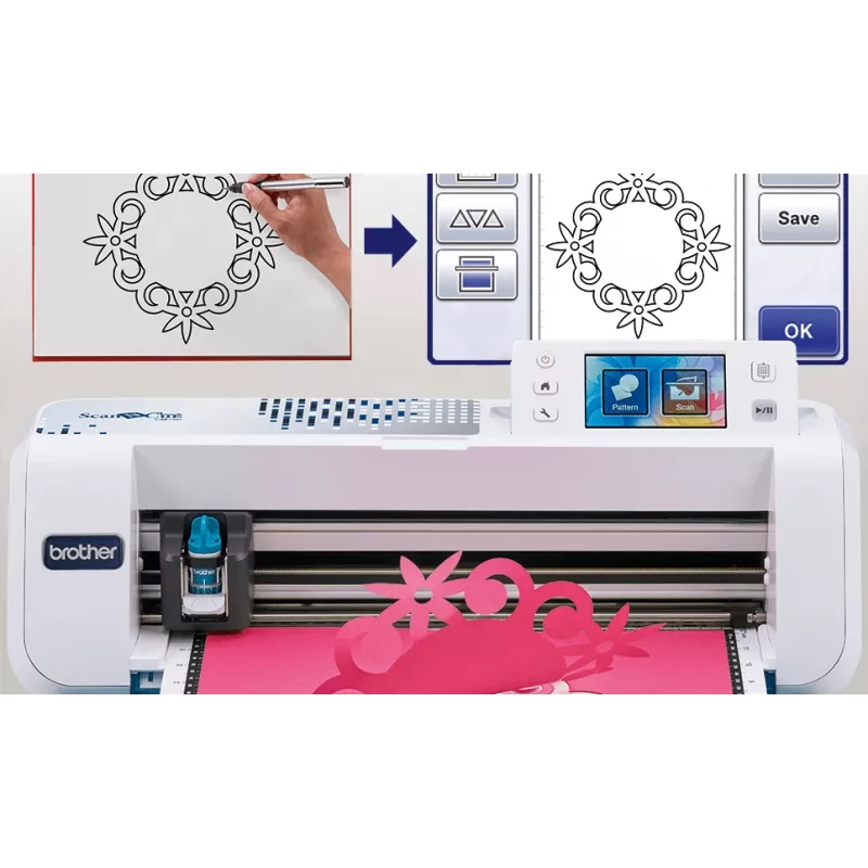 Brother ScanNCut CM750 elettronica larghezza di taglio 29,7 cm display LCD