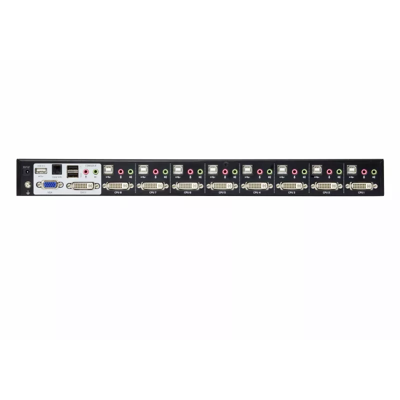 Switch KVM ATEN 8 porte USB DVI Dual-Link con audio
