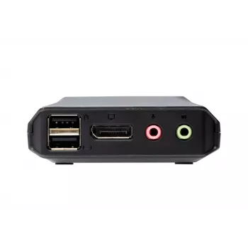Switch KVM ibrido ATEN 2 porte USB-C DisplayPort, 4096 x 2160 pixel, 4K Ultra HD, 0,74 W, nero