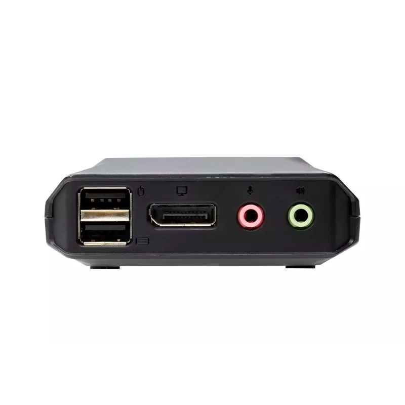 Switch KVM ibrido ATEN 2 porte USB-C DisplayPort, 4096 x 2160 pixel, 4K Ultra HD, 0,74 W, nero