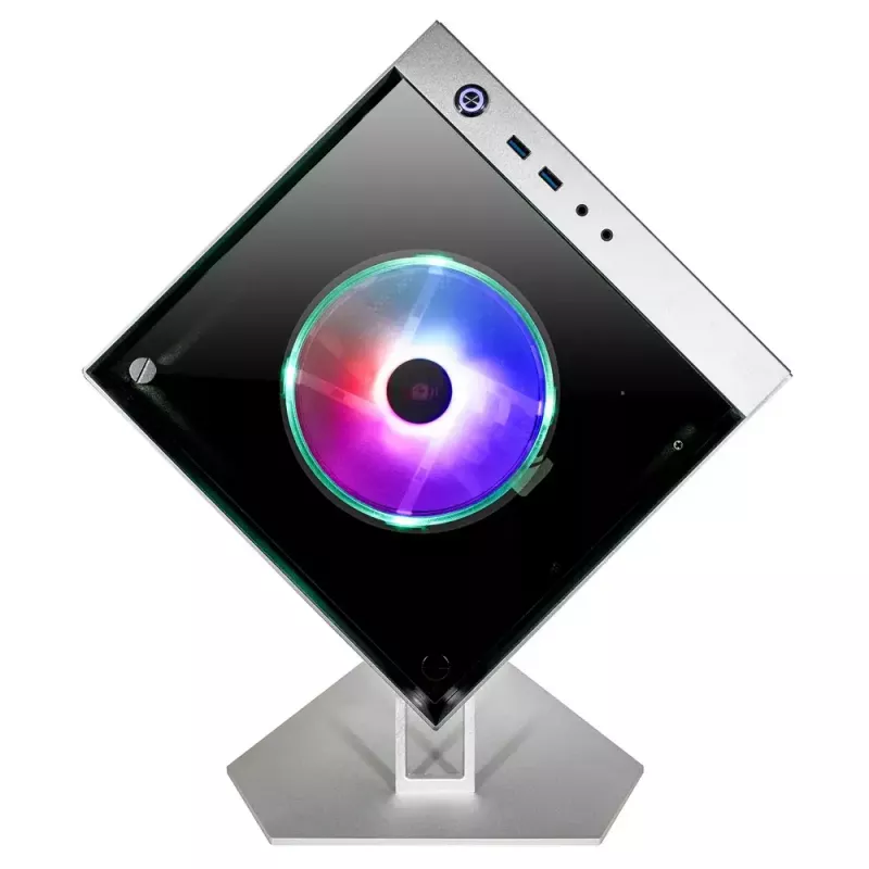 Case PC Azza CUBE MINI 805 Cube argento