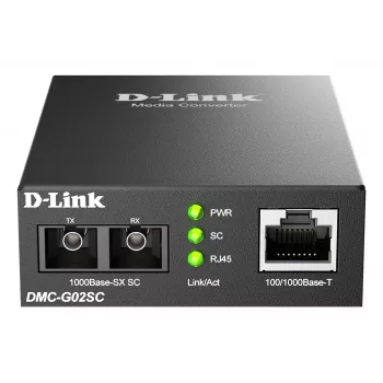 D-Link convertitore di media 100/1000Base-T a 1000Base-SX SC multimodale (550 m)