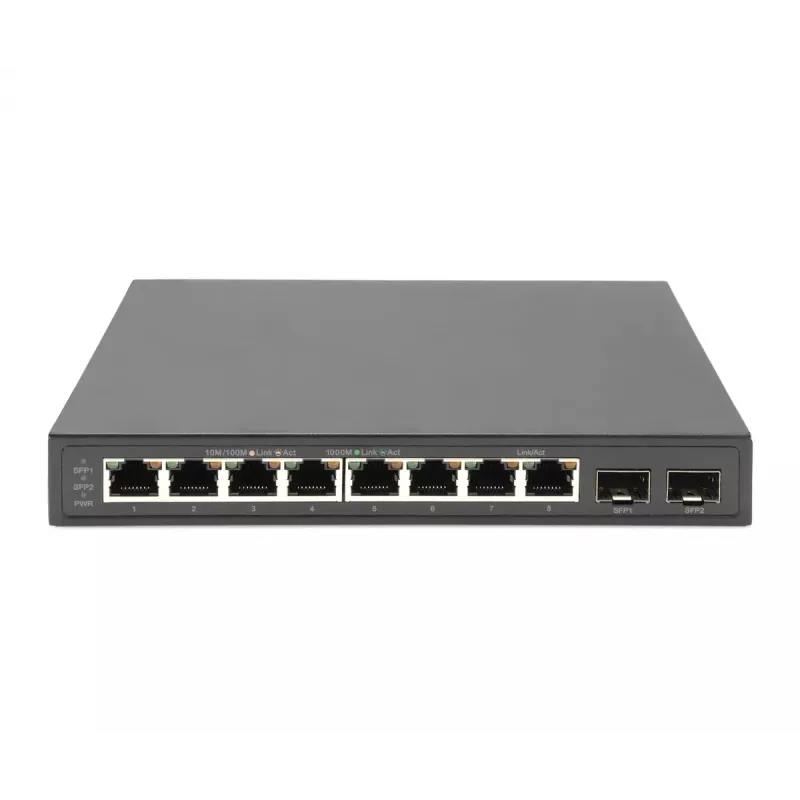 Switch unmanaged Digitus 8 porte Gigabit + 2 Gigabit SFP